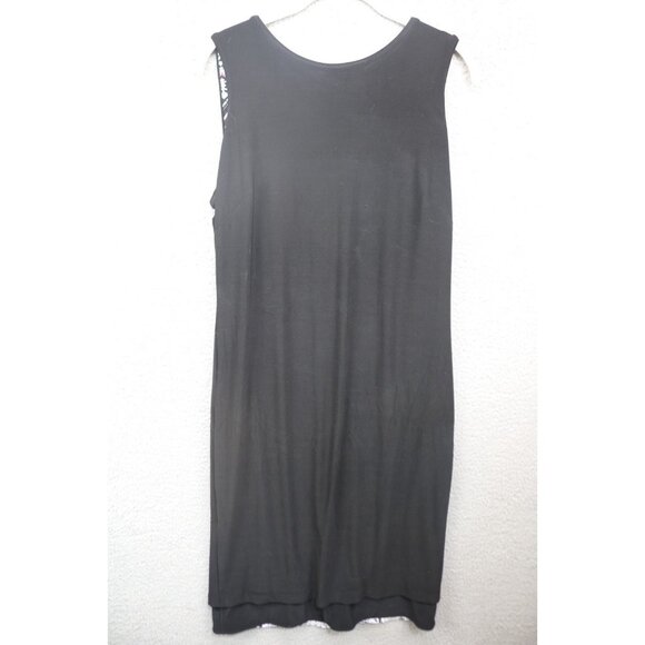 White House Black Market Sleeveless Reversable Midi Dress-Large-New w/Tags - Picture 14 of 16
